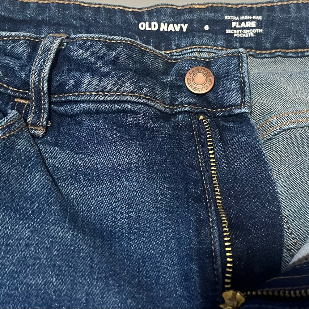 Old Navy Women’s Extra High Rise Flare Jeans